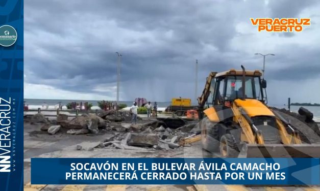 SOCAVÓN EN EL BULEVAR ÁVILA CAMACHO PERMANECERÁ CERRADO HASTA POR UN MES: ALCALDESA