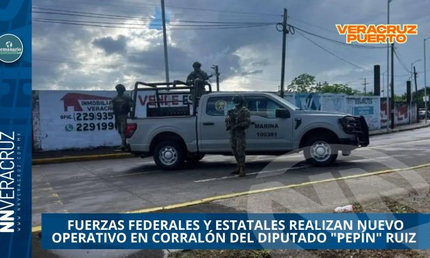 FUERZAS FEDERALES Y ESTATALES REALIZAN NUEVO OPERATIVO EN CORRALÓN DEL DIPUTADO «PEPÍN» RUIZ EN EL COYOL