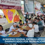 GOBIERNO FEDERAL ENTREGA APOYOS A DAMNIFICADOS POR INUNDACIONES EN POZA RICA
