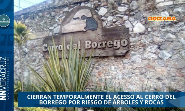 CIERRAN TEMPORALMENTE EL ACESSO AL CERRO DEL BORREGO POR RIESGO DE ÁRBOLES Y ROCAS