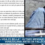  «LA VIDA ES BELLA»: JOVEN VENEZOLANA DE 20 AÑOS SE QUITA LA VIDA EN PUENTE DE PUEBLA Y DEJA DENUNCIA DE ABUSO