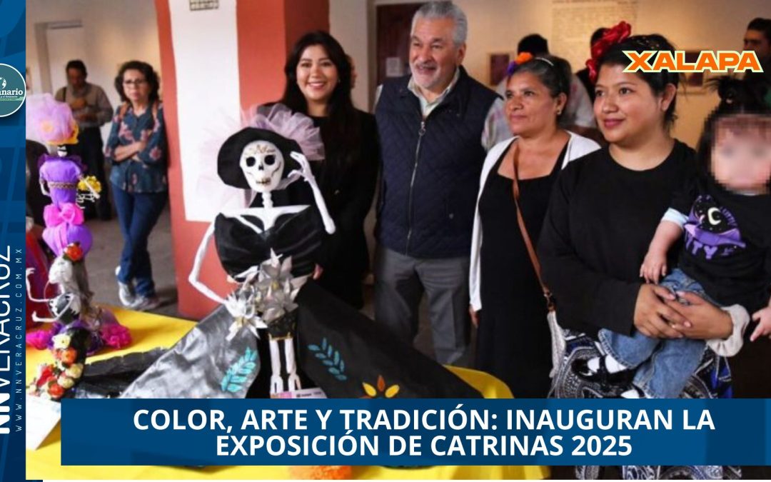 COLOR, ARTE Y TRADICIÓN: INAUGURAN LA EXPOSICIÓN DE CATRINAS 2025 EN EL CENTRO RECREATIVO XALAPEÑO