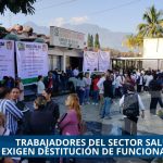  TRABAJADORES DEL SECTOR SALUD EXIGEN DESTITUCIÓN DE FUNCIONARIOS POR ACOSO Y ABUSO DE AUTORIDAD EN ORIZABA