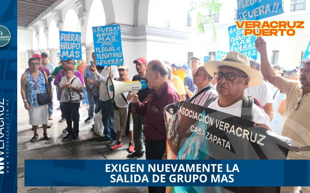 EXIGEN NUEVAMENTE LA SALIDA DE GRUPO MAS DE ZONA CONURBADA