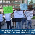 TRABAJADORES DE CORREOS DE MÉXICO PROTESTAN POR SALARIOS BAJOS Y FALTA DE INSUMOS