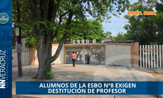  ALUMNOS DE LA ESBO Nº8 EXIGEN DESTITUCIÓN DEFINITIVA DE PROFESOR ACUSADO DE ACOSO