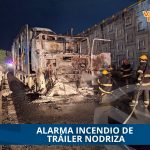ALARMA INCENDIO DE TRÁILER NODRIZA EN VERACRUZ 