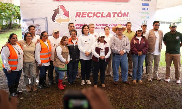 Con รฉxito se lleva a cabo el Reciclatรณn Ecofest 2025 en San Andrรฉs Tuxtla