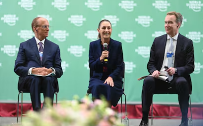 Sheinbaum alienta a 60 directores ejecutivos del Foro Económico Mundial a invertir en México