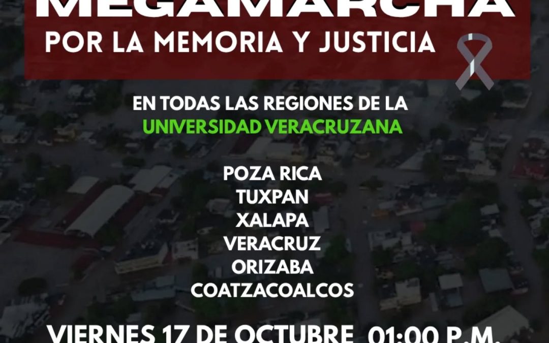 MEGAMARCHA POR LA MEMORIA Y LA JUSTICIA: ESTUDIANTES DE LA UV CONVOCAN MOVILIZACIONES ESTE VIERNES 17 DE OCTUBRE