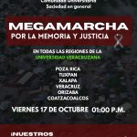 MEGAMARCHA POR LA MEMORIA Y LA JUSTICIA: ESTUDIANTES DE LA UV CONVOCAN MOVILIZACIONES ESTE VIERNES 17 DE OCTUBRE