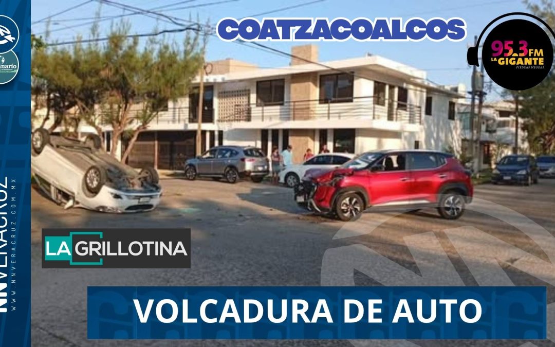 VOLCADURA DE AUTO POR NO RESPETAR PREFERENCIA