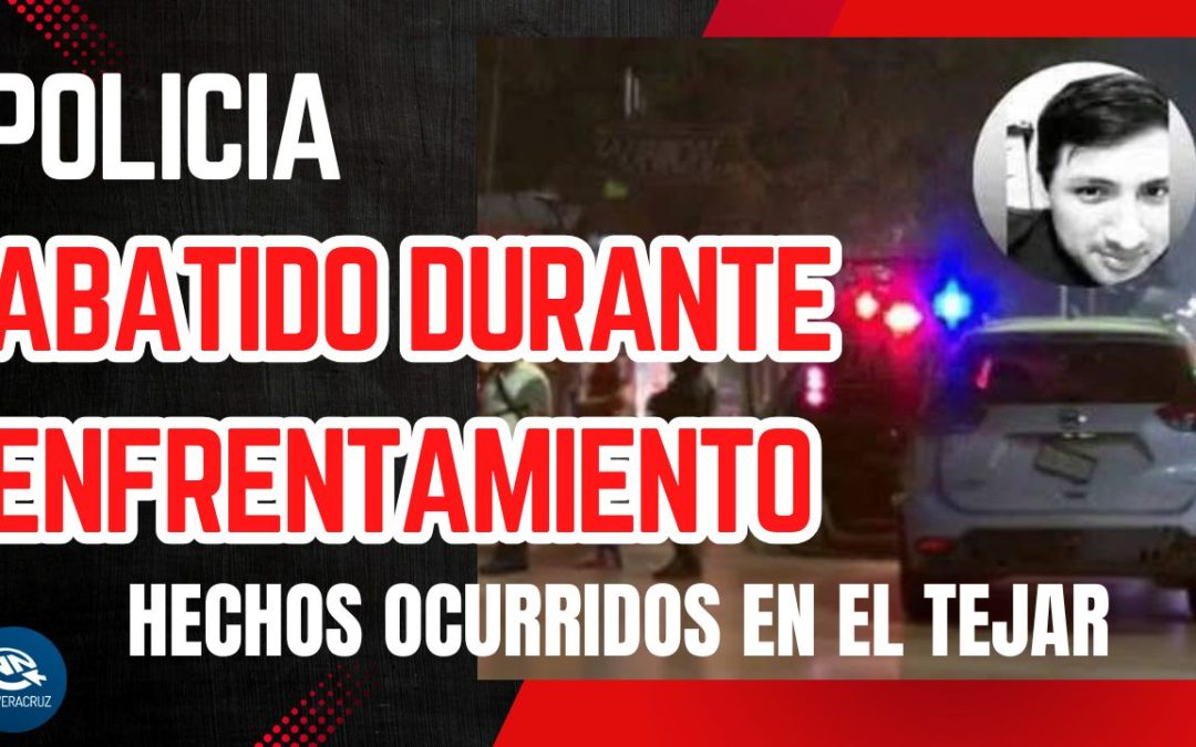 👮‍♂️POLICIA ABATID0 DURANTE ENFRENTAMIENTO EN MEDELLIN DE BRAVO