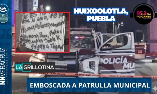 🚔EMBOSCADA A PATRULLA MUNICIPAL DE HUIXCOLOTLA