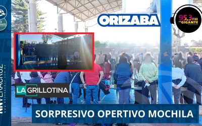 🚔SORPRESIVO OPERATIVO MOCHILA EN SECUNDARIA DE ORIZABA