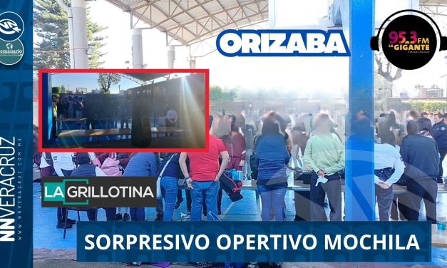🚔SORPRESIVO OPERATIVO MOCHILA EN SECUNDARIA DE ORIZABA