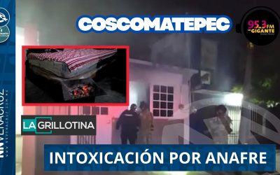 DEJA UNA VICTIMA INTOXICACIÓN POR ANAFRE