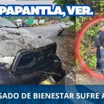 SE ACCIDENTE DELEGADO DE BIENESTAR, GÓMEZ CAZARÍN