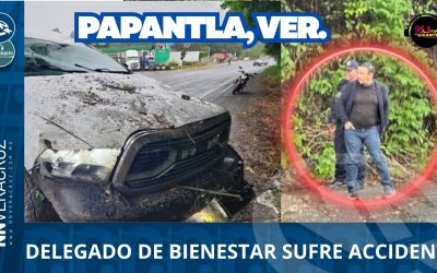 SE ACCIDENTE DELEGADO DE BIENESTAR, GÓMEZ CAZARÍN