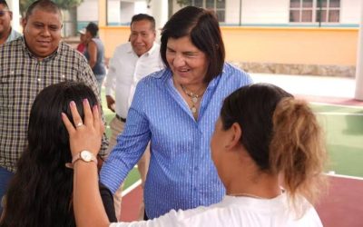 #SanAndrésTuxtla | Con magnas obras María Elena Solana Calzada transforma Popotal.