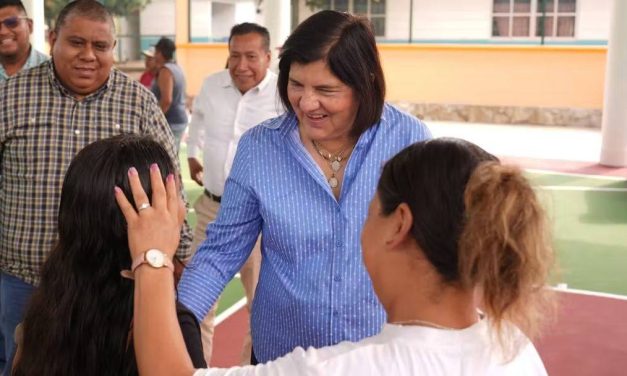 #SanAndrésTuxtla | Con magnas obras María Elena Solana Calzada transforma Popotal.