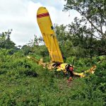 Se estrella avioneta en #Chacaltianguis; dos tripulantes resultan lesionados