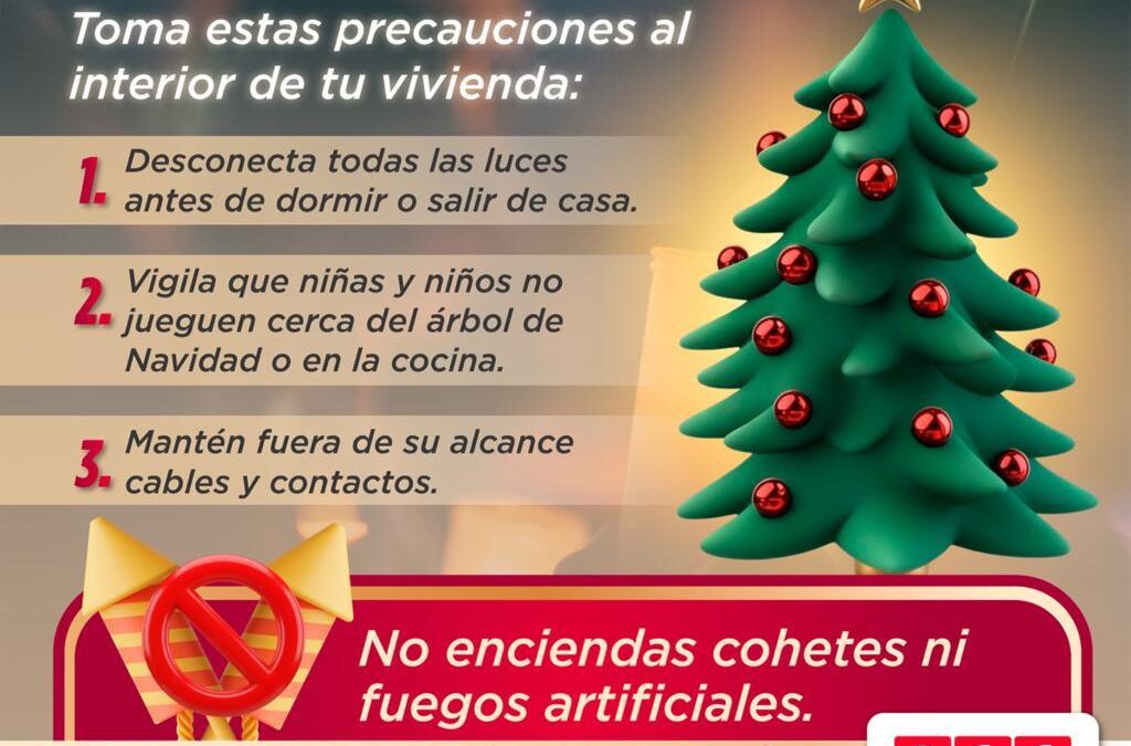 Gobierno del estado nos dice que hacer en estas fiestas