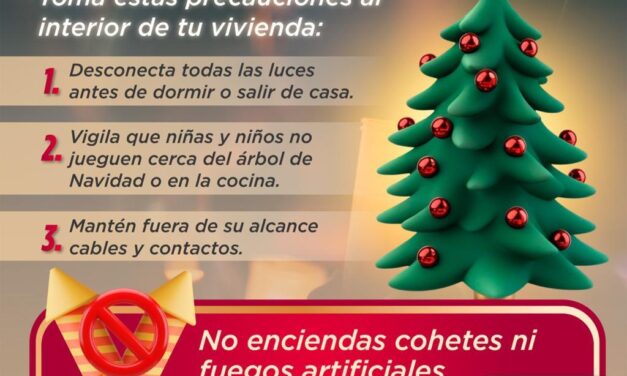 Gobierno del estado nos dice que hacer en estas fiestas