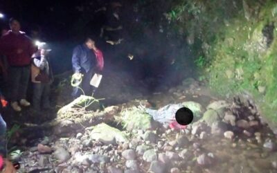 FALLECE CAMPESINO TRAS CAER A UN BARRANCO EN COSCOMATEPEC