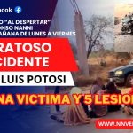 APARATOSO ACCIDENTE DEJA UNA VICTIMA Y CINCO LESIONADOS