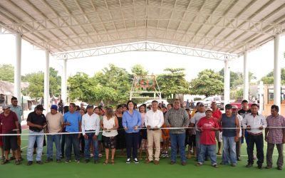 CON MAGNAS OBRAS MARIA ELENA SOLANA TRANSFORMA POPOTAL