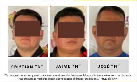 FGE cumplimenta orden de aprehensión contra presuntos responsables del delito de extorsión, en Coatepec.