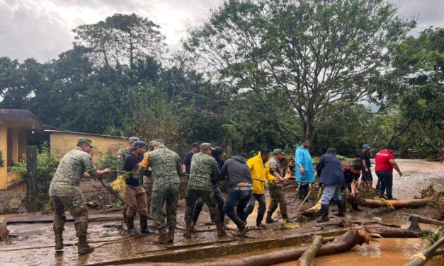 EJERCITO MEXICANO ACTIVA PLAN D-III-E POR DESBORDAMIENTO DEL RÍO TECOLAPAN ANGEL R. CABADA