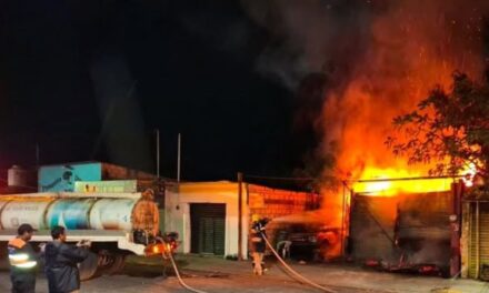 🔥INCENDIO EN TALLER MECÁNICO