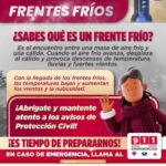Nuevo frente frio se acerca