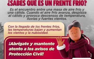 Nuevo frente frio se acerca