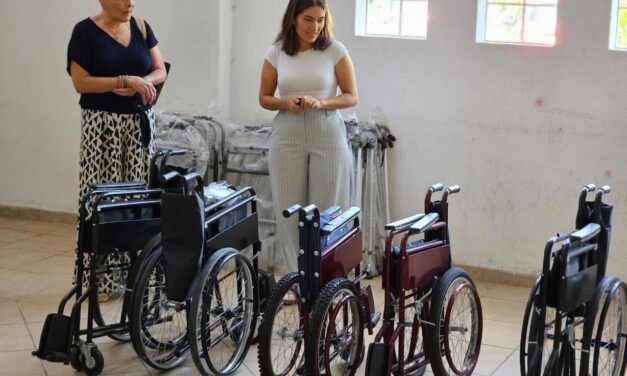 DIF San Rafael recibe donación de aparatos funcionales