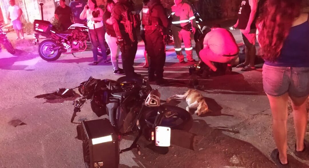 *SE ESTAMPÓ MOTOCICLISTA EN VILLAS DE SAN MARTIN*