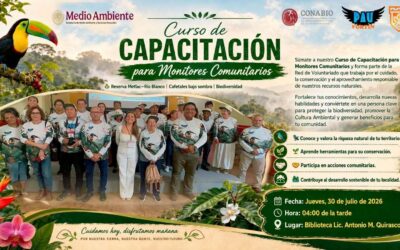 PROGRAMA DE AVES URBANAS INVITA CURSO DE CONSERVACIÓN DEL PATRIMONIO NATURAL