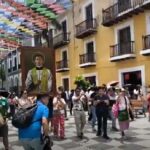 HABITANTES DE NAOLINCO REALIZAN TRADICIONAL PEREGRINACIÓN A CATEDRAL DE VERACRUZ
