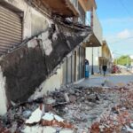 SE DESPLOMA BALCÓN DE EDIFICIO ABANDONADO EN CENTRO HISTORICO DE VERACRUZ
