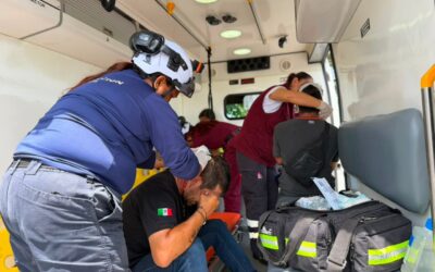 ATIENDEN GRAVE ACCIDENTE EN MEDELLIN DE BRAVO