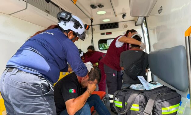 ATIENDEN GRAVE ACCIDENTE EN MEDELLIN DE BRAVO