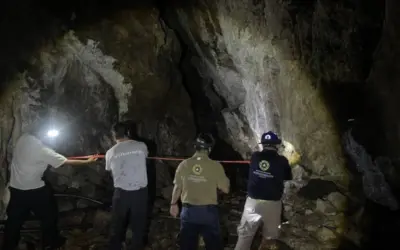 Rescatistas de Zongolica participaron en búsqueda en grutas de Cuetzalan