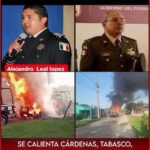 SE CALIENTA CÁRDENAS, TABASCO, POBLADORES SE REVELAN CONTRA LA POLICÍA