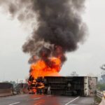 INCENDIO DE TRAILER EN EL CIRCUITO MEXIQUENSE