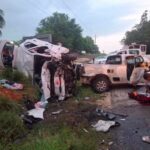CUATRO VICTIMAS EN ACCIDENTE EN AGUA DULCE