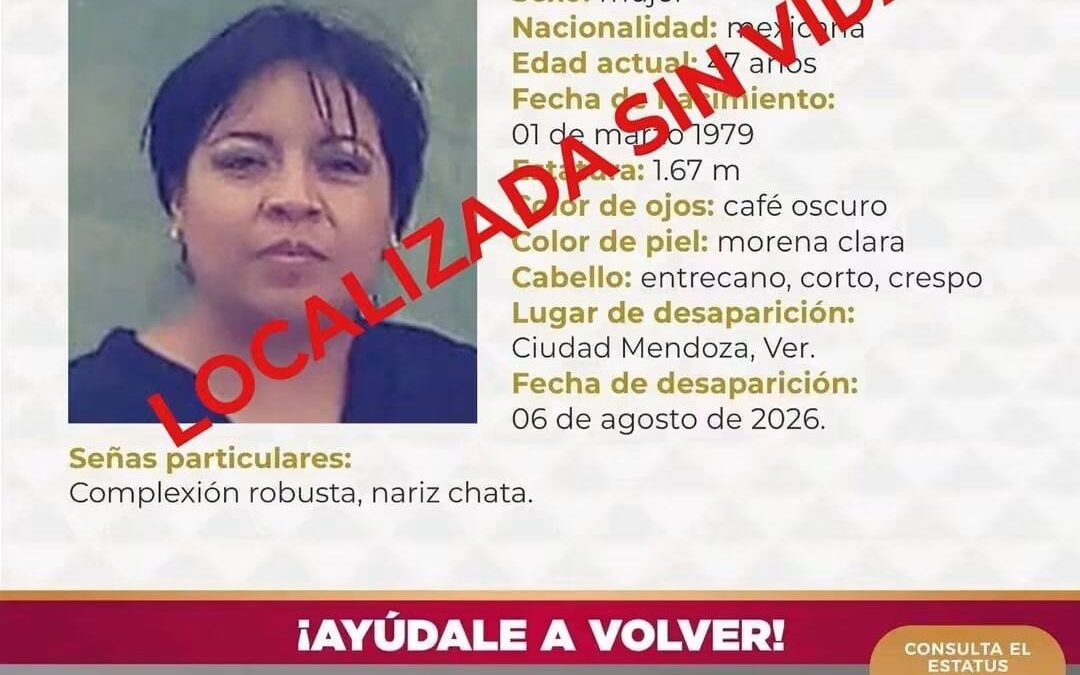 IDENTIFICAN A MUJER REPORTADA DESAPARECIDA; FUE LOCALIZADA SIN VIDA EN NOGALES