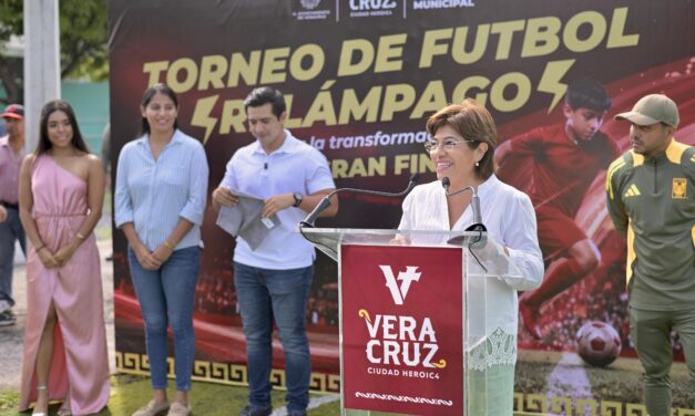 Refrenda Rosa María compromiso con el deporte y la sana convivencia en la ciudad de Veracruz