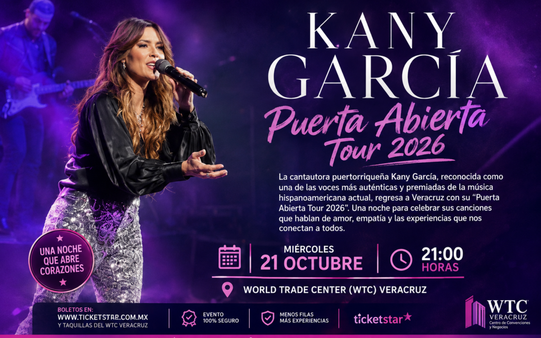 KANY GARCÍA ALISTA UN INTIMO Y EMOTIVO REENCUENTRO CON VERACRUZ EN SU «PUERTA ABIERTA 2026»